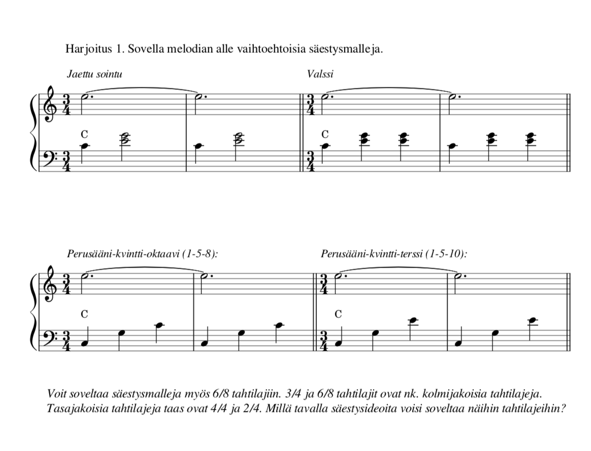 Pianokurssi 5 - opi lisää sointuja, improvisaatiota, klassista ja vapaata säestystä - Image 3