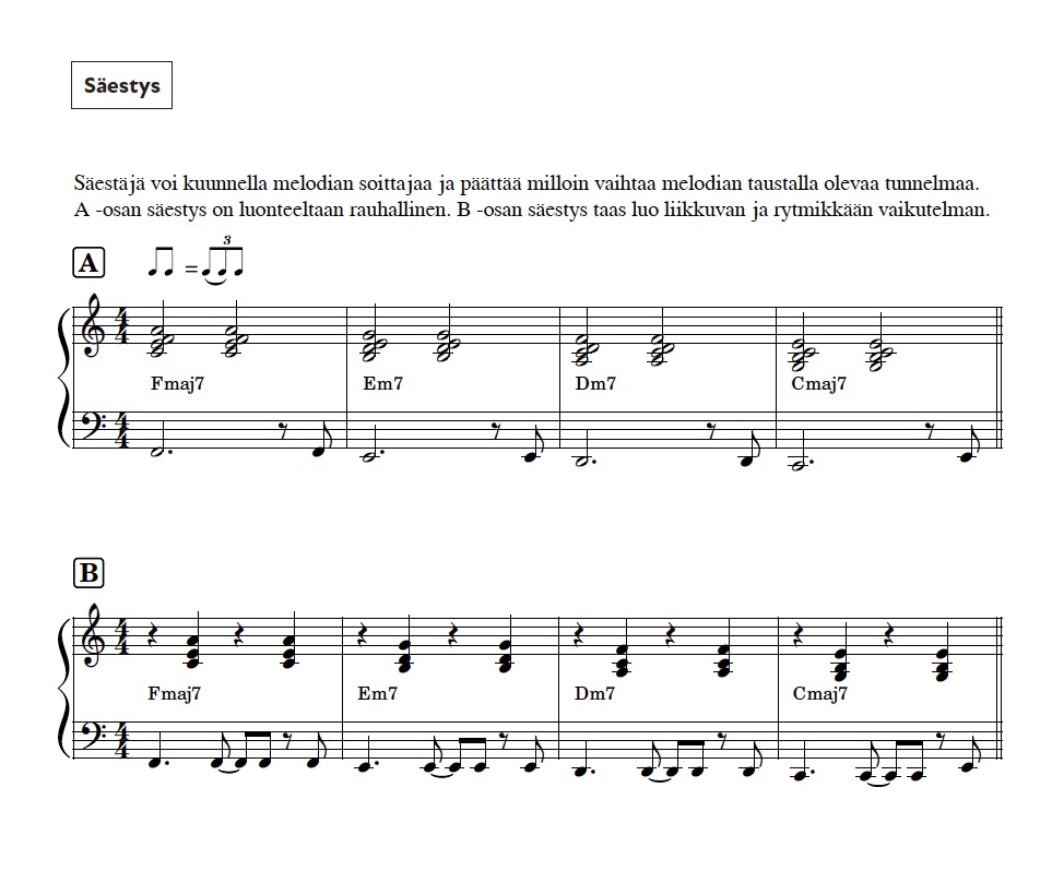 Pianokurssi 5 - opi lisää sointuja, improvisaatiota, klassista ja vapaata säestystä - Image 6